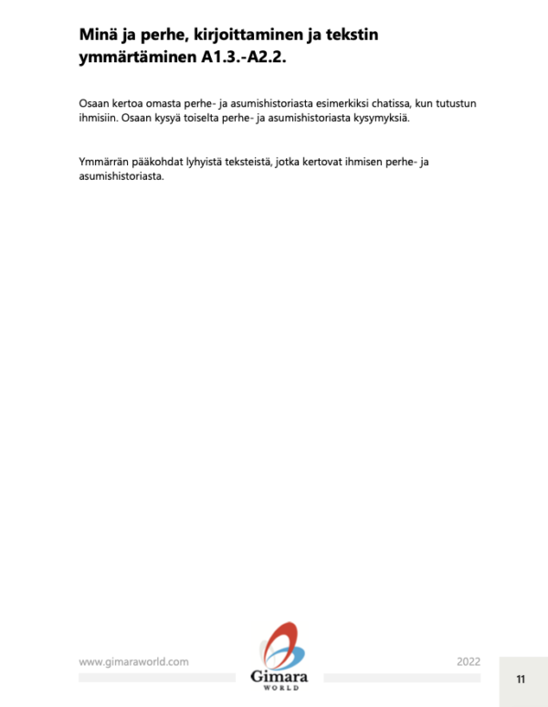 Basic L2 teaching for adults based on competence and functions (PDF e-book, only in Finnish)