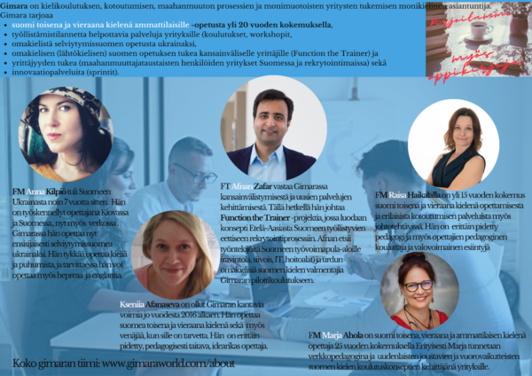 Suomen kieltä ammattilaisille, yrityskoulutus