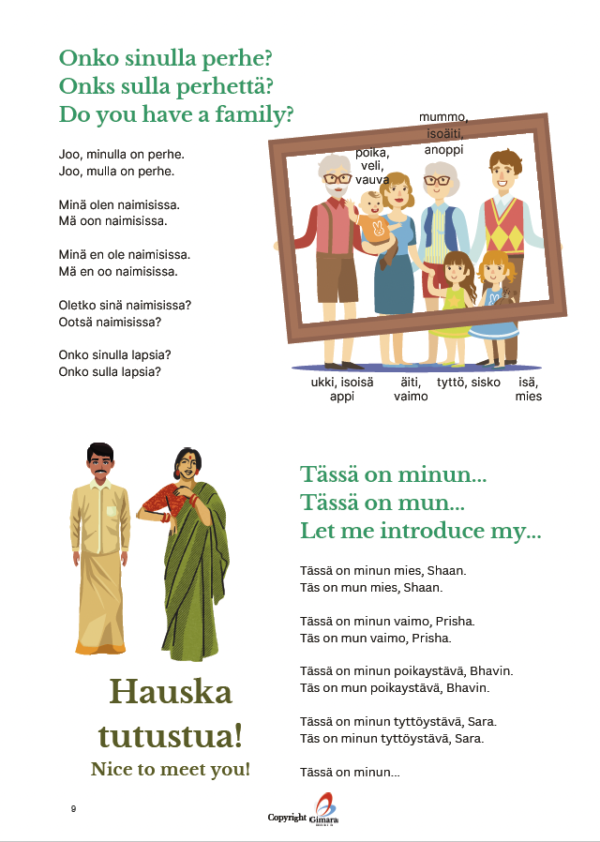 Suomea hoitajille - from level 0 to level A1.3 (e-book: PDF)